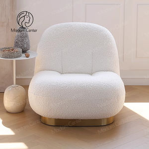 Madamcenter Moderne Mignon Moelleux Réception Canapé Siège Banc Unique Poire Bébé Enfant Waitng Chaise Salon Salle d'Attente en Bois - Product Image 2