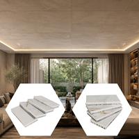 Fabricant de panneaux muraux en pierre nid d'abeille |   Panneau en marbre OEM pour revêtement architectural
