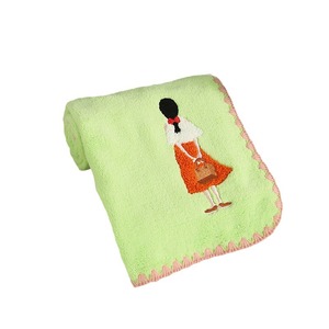 Cartoon Coral Fleece Bath <b>Towel</b> 70x140cm Quick Dry Home Use - Product Image 5