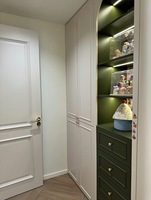 Armoire de chambre d'enfant, placard personnalisé pour enfants avec bureau et rangement, meubles en bois massif pour chambre de fille ou de garçon