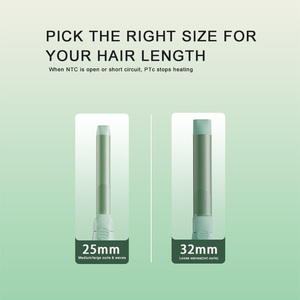 <span class=keywords><strong>Fer</strong></span> à friser professionnel pour tous les types de <span class=keywords><strong>cheveux</strong></span> <span class=keywords><strong>Fer</strong></span> à friser ondulé pour <span class=keywords><strong>cheveux</strong></span> courts, moyens et longs - Product Image 2