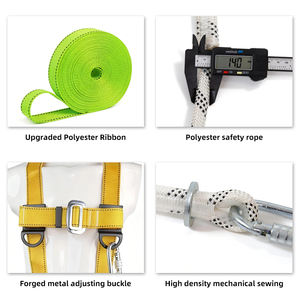 Cinto de Segurança Completo com Corda de Proteção Contra Quedas Certificado CE - Product Image 5