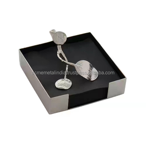 Porte-serviettes de forme carrée Vaisselle Porte-serviettes et support pour la maison et l'hôtel Ustensiles de cuisine Décoration de table et accessoires - Product Image 4