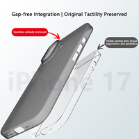 Coque de téléphone portable Twinscase pour iPhone 17 18, design personnalisé, transparente, 3D, de luxe, accessoire pour téléphone portable
