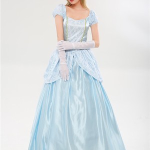 <span class=keywords><strong>Abito</strong></span> da Principessa <span class=keywords><strong>Disney</strong></span> Sissi per Halloween 2018, Costume da Biancaneve in Poliestere per Cosplay - Product Image 4