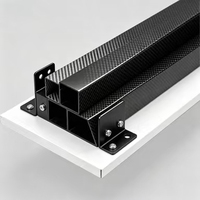 Tube carré en fibre de carbone pultrudé anti-fatigue fiable pour unité de connexion de composants robotiques