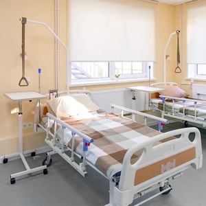 Tempat Tidur Perawatan Medis Rumah Sakit, Perlengkapan Penopang Pasien, Desain yang Dapat Disesuaikan untuk Klinik - Product Image 1