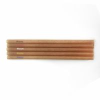 Pailles jetables en fibre de canne à sucre, alternative écologique au plastique et au papier, fabriquées à partir de PLA de canne à sucre