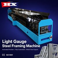 Máquina de Perfilado de Acero Ligero para Estructuras LGS, Máquina de Enmarcado para Techos, Vigas y Montantes de Villas Prefabricadas
