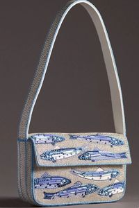 Pochette en perles de verre multicolores, design élégant et luxueux, fabriquée à la main, sacs à la mode pour femmes et filles, articles cadeaux - Product Image 6