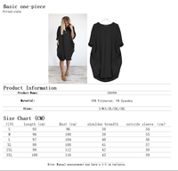 Robe décontractée pour femme à manches longues et col rond, coupe ample avec poches, style irrégulier, grande taille – Nouvelle collection