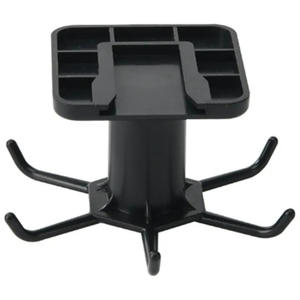 Estante de Almacenamiento de Cocina Montado en la Pared Sin Necesidad de Taladrar con Ganchos Giratorios para Espátulas, Cucharas y Otros Utensilios - Product Image 1