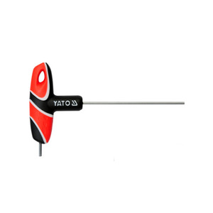 Llave de vaso hexagonal tipo T Yato de 44 mm, métrica, de acero S2 cromado, grado industrial, punta de 1/4 pulgada, modelo YT-05585 - Product Image 1