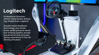 Simulateur de course automobile F1 360 degrés 6dof passionnant 3 écrans Simulateur de conduite automobile Jeu de course automobile