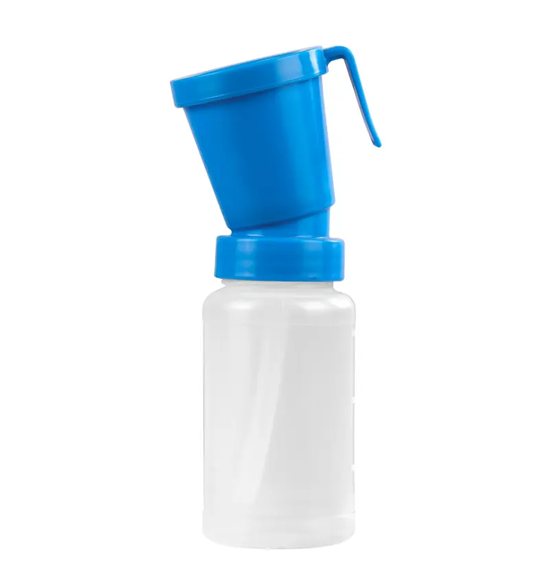 Blue Return Teat Dip Cup Foaming Impact Resistant Plastic Foaming Teat Dip Cup