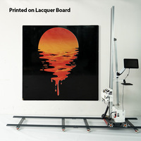 Imprimante à jet d'encre murale verticale 3D TMP1000, solvant écologique, UV, démontée en quatre parties, garantie 1 an, DX7 Flex, fabriqué en Chine