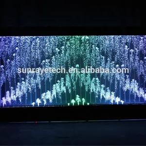 8ftX5ft Digital burbuja de agua de la pared programado burbuja de agua panel