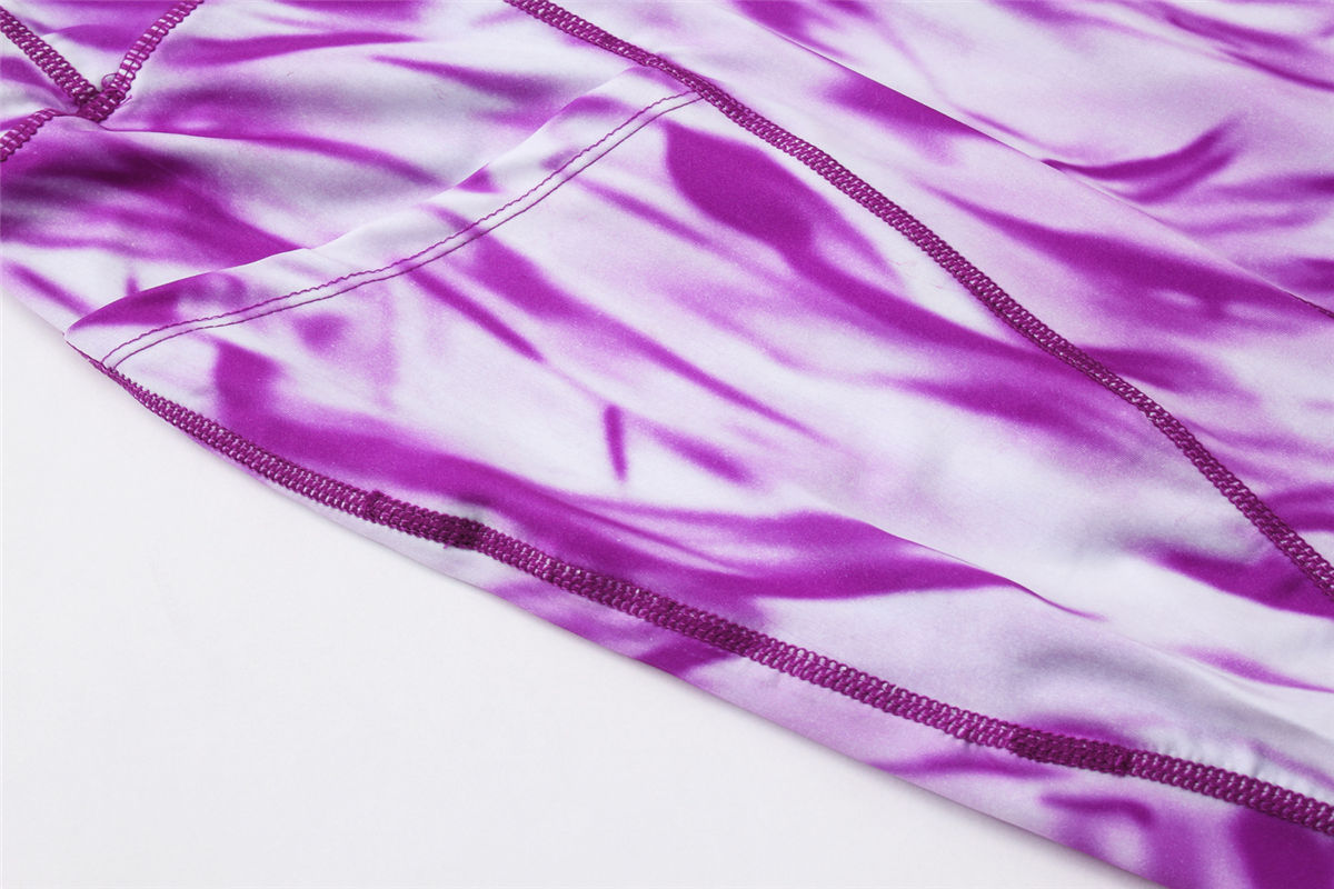 Custom leggings butt lifting tie dye soft workout leggings