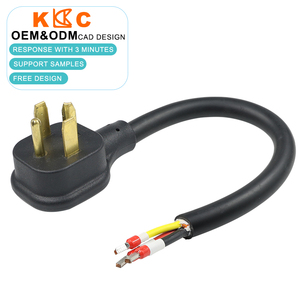 NEMA 14-30P <b>Power</b> Cord, 30 Amp 4 Prong Dryer <b>Plug</b>, Heavy Duty Replacement Cable With Terminals, Industrial Grade - Product Image 4