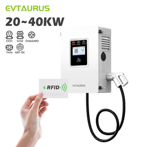 Borne de recharge rapide DC intelligente OEM 20 kW 30 kW 40 kW <span class=keywords><strong>Wallbox</strong></span> RFID CCS GBT Chademo avec OCPP pour usage domestique et commercial - Product Image 1
