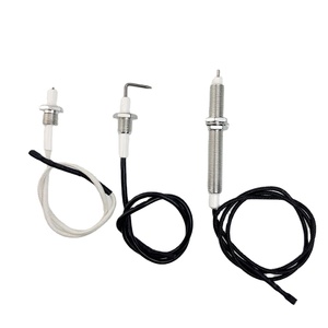 Électrode d'allumage en céramique Fil d'allumage Source d'alimentation électrique Bougie d'allumage pour brûleurs à gaz ménagers extérieurs <span class=keywords><strong>Four</strong></span> Élément chauffant - Product Image 1