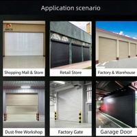Portes à enroulement rapides en acier ignifuges idéales, adaptées aux centres de données, aux garages, aux projets de défense aérienne civile, etc.