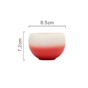 Gradient Ceramic Scented Candle Egg Shaped <b>Soy</b> <b>Wax</b> Minimalist Style For Home Bedroom Atmosphere Enhancement - Product Image 3