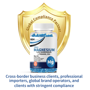 Gomitas Veganas de Complejo de Magnesio 100% a Base de Plantas Aptas para el Mercado de la UE con Etiquetado Personalizado y Soporte de Cumplimiento - Product Image 2