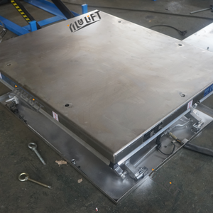 吊り上げ高さ1m ~ 6mモバイル電気シザーリフトトウ車輪付きトラクター付き - Product Image 3