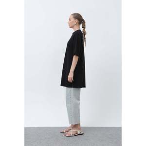 T-shirt long ample pour femme - 40009TSH - NOIR - Product Image 4