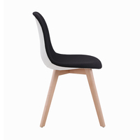 Chaise de salle à manger ovale en acrylique de chêne massif pour femmes, pliable, moderne, en couleur rouge, blanc, diamant, avec jambes en or