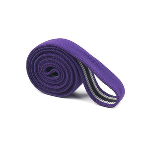 프리미엄 품질 208cm 폴리에스터 피트니스 밴드 루프 운동 세트 <span class=keywords><strong>3</strong></span> 체육관 사용을위한 다양한 저항 수준 - Product Image 3