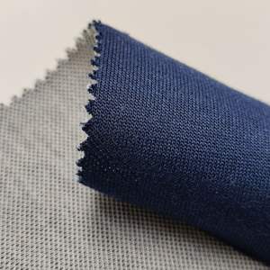 قماش منسوج من ألياف الأراميد ، قماش مصبوغ لمكافحة الحرائق باللون الأزرق الداكن ، مقاوم للهب من البولي إيثيلين ، عازل للحرارة - Product Image 1