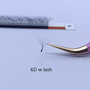 Private Label 3d 4d 5d W-Vormige Wimpers Piekerig Pluizig Kriskras Volume Met Wimperverlenging - Product Image 3