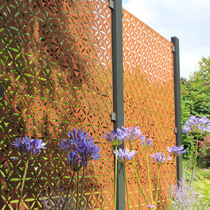 Paneles Decorativos de Acero Corten para Separar Ambientes, Cortados con Láser, Económicos, para Jardín - Product Image 5