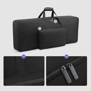 Sac pour clavier de piano électronique en tissu résistant et imperméable léger 600D, fabriqué en usine BSCI - Product Image 4