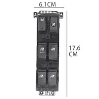 HOWINATOP 93570-2B100S4 Interruptor Maestro de Elevalunas Eléctrico Botón de Control para Hyundai Santa Fe 2007-12