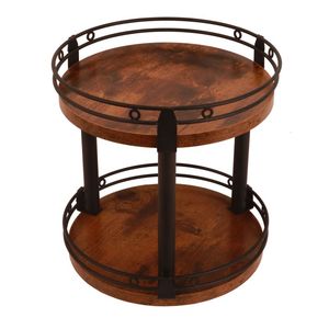 Vente en gros présentoir à pain de cuisine rotatif solution de rangement d'angle de comptoir pour les étagères à snacks et desserts à plusieurs niveaux - Product Image 6