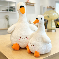 Direktverkauf ab Werk Knoblauch-Enten-Plüschtier Kreatives Weiches Weißes Enten-Kuscheltier Heim-Sofa-Deko Geburtstagsgeschenk für Kinder