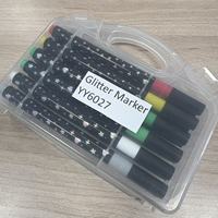 Ensemble de stylos à peinture acrylique pailletée pour l'art, le scrapbooking et le bullet journaling