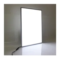 A1 A2 A3 A4 Boîte Lumineuse Ultra-Mince, Cadre d'Affiches en Verre Trempé pour Menus de Restaurant, Caissons Lumineux Publicitaires LED, Affiches de Cinéma LED