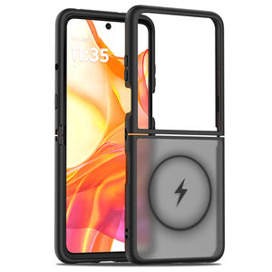 Venta al por mayor precio de fábrica piel-sensación colorido translúcido mate a prueba de golpes funda para teléfono móvil para <span class=keywords><strong>Motorola</strong></span> <span class=keywords><strong>Razr</strong></span> Ultra 2025 - Product Image 1