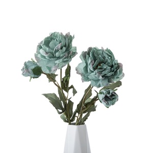 Flores Artificiales Decorativas para Bodas al por Mayor, Estilo Ins, 1 Flor 1 Capullo, Rama de Peonía Seca, Decoración del Hogar, Venta Transfronteriza - Product Image 5