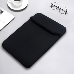 Funda Protectora de Neopreno <span class=keywords><strong>para</strong></span> Portátil de 17 Pulgadas con Logotipo Personalizado al por Mayor, Funda Suave <span class=keywords><strong>para</strong></span> Portátiles de 10, 14 y <span class=keywords><strong>15.6</strong></span> Pulgadas, Funda Protectora Negra - Product Image 6