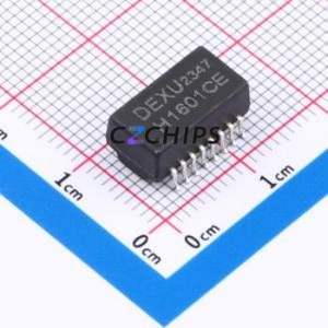 H1601CE LAN Transformer SMD-16P,12.7x9.5mm Inductor Single <b>Port</b> 10/100M - Product Image 1