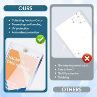 Porte-cartes magnétique One Touch 35PT direct usine avec protection UV pour cartes de sport et cartes à collectionner