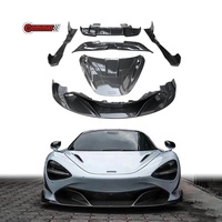 Kit de Carrocería de Fibra de Carbono Estilo Ryf para McLaren 720S, Incluye Alerón Delantero, Guardabarros, Faldones Laterales, Difusor Trasero y Alerón Trasero