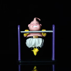 Figura de PVC de Anime Japonés DBZ, Bola de Juguete de Dibujos Animados Kawaii de 15CM, Dragón Majin Buu <span class=keywords><strong>con</strong></span> Levitación Magnética, Versión Q Gorda - Product Image 4
