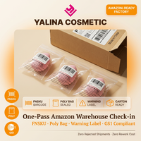 Éponge de maquillage en forme de goutte d'eau Yalina avec logo personnalisé OEM, sans latex, hydrophile, douce pour les pores, extensible, lavable, finition aérographe, œuf de beauté