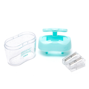 Dụng cụ gọt bút chì hai lỗ độc đáo, an toàn cho bé, dùng cho trường học và văn phòng, dễ thương - Product Image 2